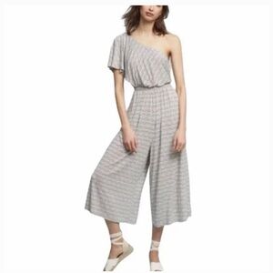 Anthropologie Maeve Jaime Jumpsuit black & cream size small